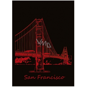 Ditipo Notebook City Gold Kollektion A4 gefüttert San Francisco 21 x 29,5 cm 3421002