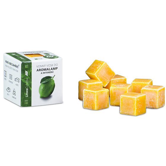 Cossack Lisea Cubeba natürliches Duftwachs für Aromalampen und Innenräume 8 Würfel 30 g