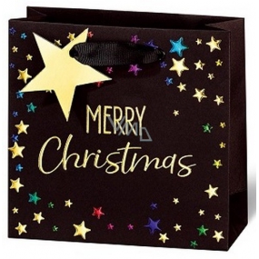 BSB Luxus Geschenk Papiertüte 14,5 x 15 x 6 cm Weihnachten Frohe Weihnachten VDT 433-CD