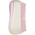 Tangle Teezer Compact Professionelle kompakte Haarbürste Holographisches Regenbogenrosa