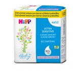 HiPP Babysanft Ultra Sensitive Reinigung Feuchttücher ohne Parfüm 4 x 52 Stück