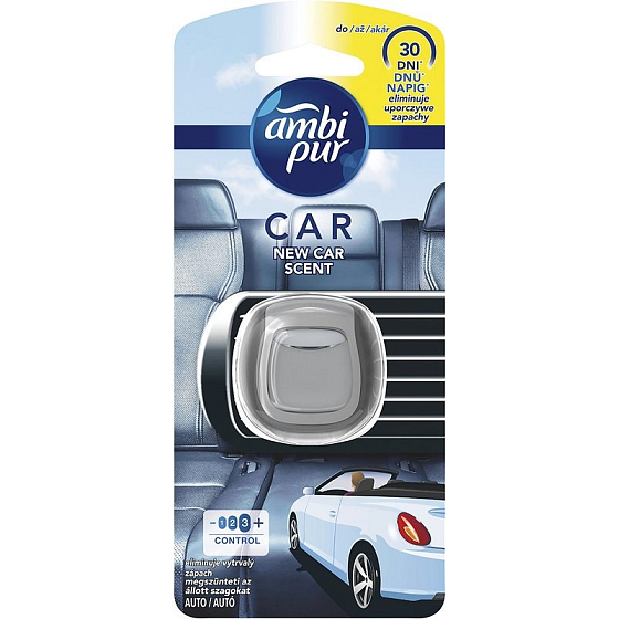 Ambi Pur Car New Car Scent Lufterfrischer für das Auto Duftclip 2 ml
