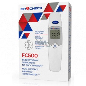 Diagnose Dr. Überprüfen Sie das berührungslose Infrarot-Thermometer FC500