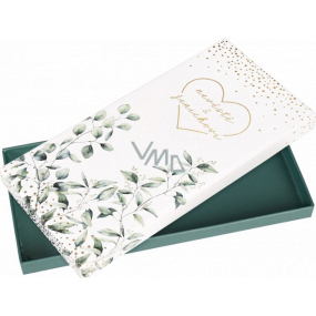 Albi Papier Geschenkbox Buchstaben - Hochzeit 22,4 x 10,8 x 1,8 cm