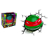 TMNT Ninja Turtles Raphael Maske 3D LED Licht, empfohlen ab 5 Jahren