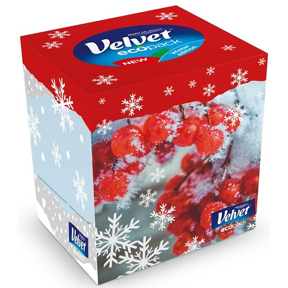 Samt Ecopack Winter-Hygienetücher 3 Lagen 56 Stück verschiedene Motive