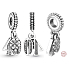 Charme Sterling Silber 925 40 Jahre Liebe, 2in1 Jahrestag Armband Anhänger