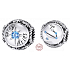 Charme Sterling Silber 925 Sternzeichen, Zirkonia Widder, Perle für Armband
