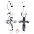 Charms Sterling Silber 925 Kreuz - Mini Medaillon, Armband Anhänger Symbol