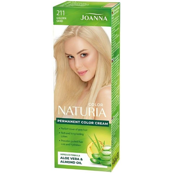 Joanna Naturia Haarfarbe mit Milchproteinen 211 Golden Sand