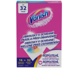 Vanish Color Protect prací ubrousky proti zaprání 16 kusů 32 praní