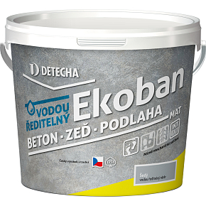 Detecha Ekoban Farbe für Holz und Beton, grau, 5 kg