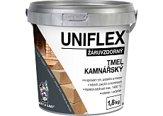 Uniflex Kaminbauerdichtmasse, hitzebeständige Dichtmasse, 1,8 kg