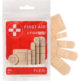 Fixaplast First Aid Flexi Classic mix Pflaster, 24 Stk.