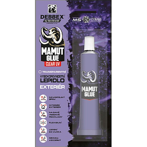 Den Braven Mamut Glue Clear 100 % UV Außen transparentes Kleber, 25 ml