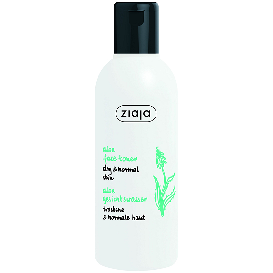 Ziaja Aloe Vera Gesichtswasser für trockene und normale Haut 200 ml