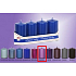 Lima Kerze glatt Metallviolett Zylinder 40 x 70 mm 4 Stück