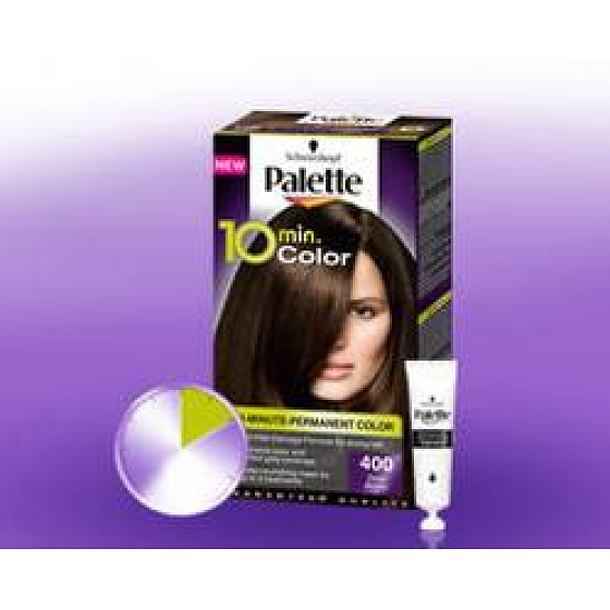 Schwarzkopf Palette 10 Minuten Haarfarbe 400 Dunkelbraun