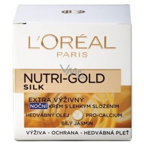 Loreal Paris Nutri-Gold Silk extra nährende Nachtcreme 50 ml