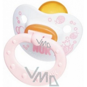 Nuk Rose & Blue Kieferorthopädische Latexdecke 0-6 Monate pink 1 Stück