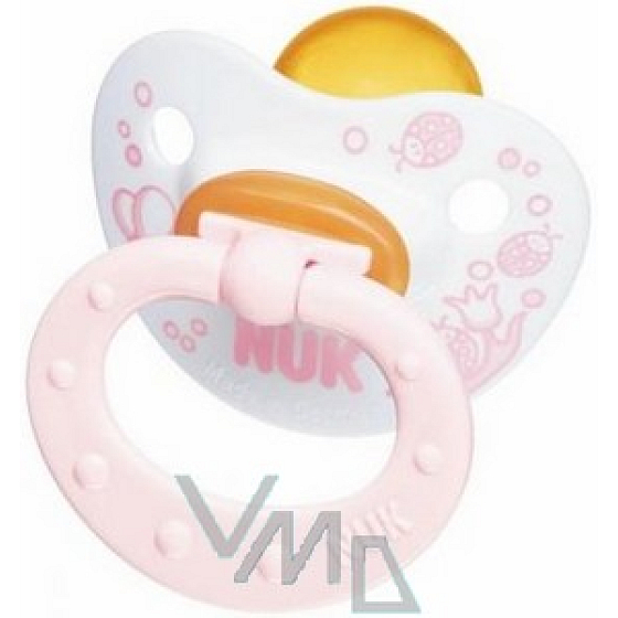 Nuk Rose & Blue Kieferorthopädische Latexdecke 0-6 Monate pink 1 Stück