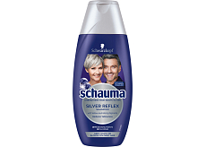 Schauma Shampoo für graues, weißes oder blondes Haar Silver Reflex, 250 ml