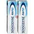 Sensodyne Schnelle Zahnpasta für empfindliche Zähne kann geschwächte Stellen an den Zähnen reparieren. 2 x 75 ml, Duopack