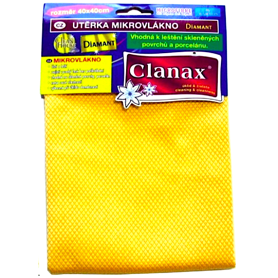 Clanax Diamant Mikrofasertuch 40 x 40 cm 1 Stück