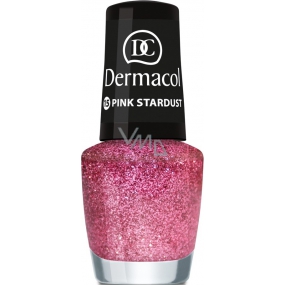 Dermacol Nagellack mit Effekt Glitter Touch Nagellack mit Effekt 15 Pink Stardust 5 ml