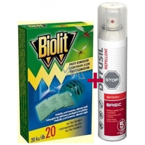 Diffusil Repellent Basic Repellent zur Abwehr von Mücken, Zecken und Fliegen Fliegen 75 ml + Biolit Pads für elektrisches Mückenschutz 20 Stück nachfüllen