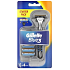 Gillette Blue 3 Rasierer + Ersatzkopf für Herren 3 Stück