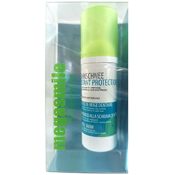 Megasmile Zahnschnee Dentalschnee Zahnpasta und Mundwasser in einem 50 ml