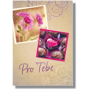 Ditipo Spielkarte Für Sie Blume, Herz Lenka Filipová Widmung 224 x 157 mm