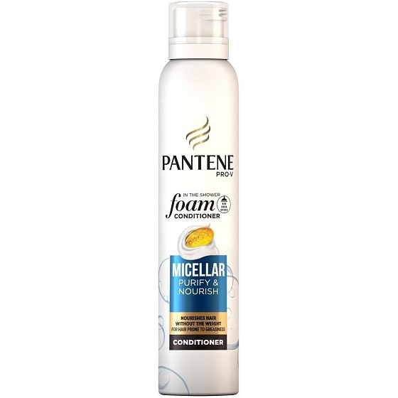 Pantene Pro-V Micellar Purify & Nourish Schaumhaarbalsam für die Dusche 180 ml