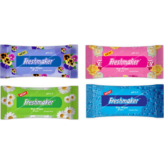 Freshmaker Feuchttücher Kosmetische Feuchttücher 15 Stück