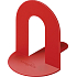 If Book End Singles Buchstütze Rot 124 x 3 x 207 mm