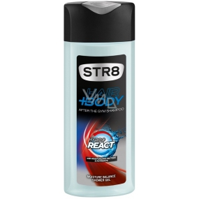 Str8 Hydro React Duschgel für Haar und Körper für Männer 400 ml
