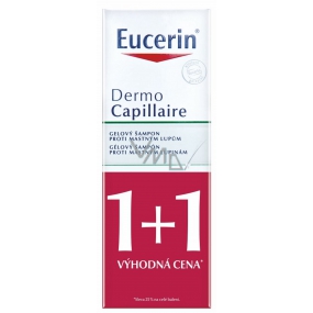 Eucerin DermoCapillaire Gel-Shampoo gegen fettige Schuppen 2 x 250 ml, Duopack