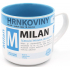 Nekupto Tassen Becher mit dem Namen Milan 0,4 Liter