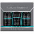 Baylis & Harding Men Gesichtsreinigungsgel aus Bernstein und Sandelholz für Männer 100 ml + flüssige Körper- und Haarseife 100 ml + Aftershave 50 ml, Kosmetikset