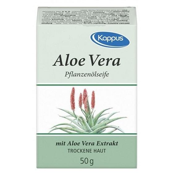 Kappus Aloe Vera Öl natürliche Toilettenseife für trockene Haut 50 g