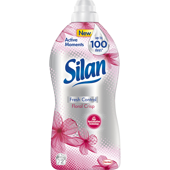 Silan Fresh Control Floral Crisp Weichspülerkonzentrat 72 Dosen 1,8 l
