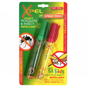 Xpel Kinderabwehrmittel in einem Stift gegen Mücken und Insekten für Kinder 2 x 10 ml