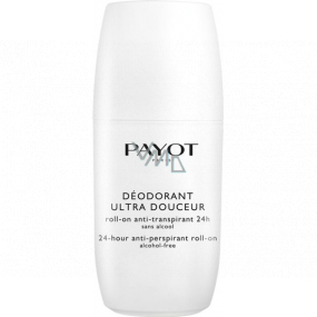 Payot Körperpflege Ultra Douceur 24h ohne Alkohol, feuchtigkeitsspendendes Roll-On Deodorant Antitranspirant für Frauen 75 ml