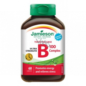 Jamieson B-Komplex verzögerte Freisetzung 100 mg Nahrungsergänzungsmittel 60 Kapseln