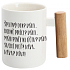 Albi Becher mit Holzgriff Schlechter Tag? Kaffee! weiß 350 ml