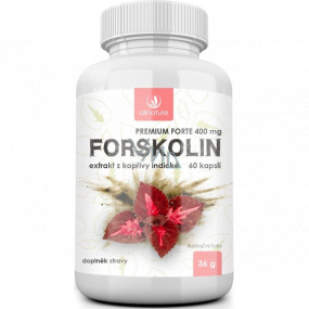 Allnature Forskolin Premium Forte 400 mg Nahrungsergänzungsmittel für Sportler oder Gewichtsverlust 60 Tabletten