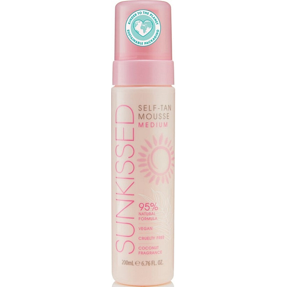 Sunkissed Self Tan Mousse Selbstbräunungsschaum Medium 200 ml