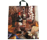 Plastiktüte 47 x 43 mit Weingriff