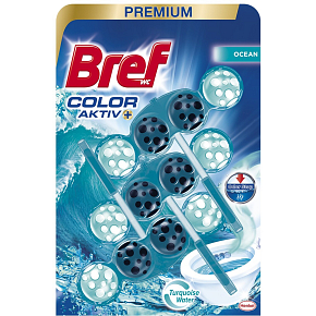 Bref Turquoise Aktiv Ocean WC Block in Kugeln 3 x 50 g